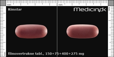 filmovertrukne tabletter 150+75+400+275 mg 