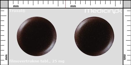 filmovertrukne tabletter 25 mg 