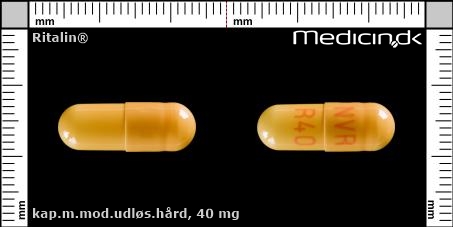 kapsler med modificeret udløsning 40 mg 