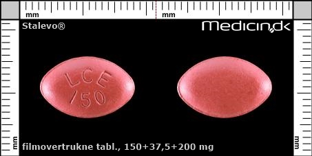 filmovertrukne tabletter 150+37,5+200 mg 
