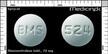 filmovertrukne tabletter 70 mg 