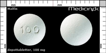 depottabletter 100 mg 