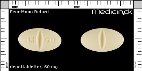 depottabletter 60 mg 