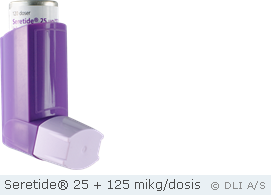 Seretide® 25 + 125 mikg/dosis