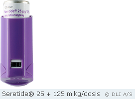 Seretide® 25 + 125 mikg/dosis