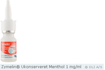 Zymelin® Ukonserveret Menthol 1 mg/ml