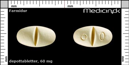 depottabletter 60 mg 