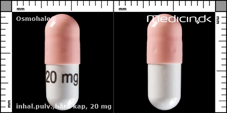 inhalationspulver, kapsler  20 mg