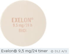 Exelon® 9,5 mg/24 timer