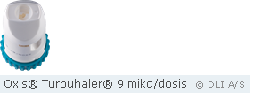 Oxis® Turbuhaler® 9 mikg/dosis