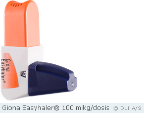 Giona Easyhaler® 100 mikg/dosis