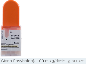 Giona Easyhaler® 100 mikg/dosis