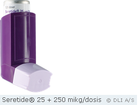 Seretide® 25 + 250 mikg/dosis