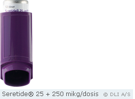 Seretide® 25 + 250 mikg/dosis