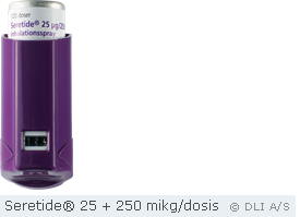 Seretide® 25 + 250 mikg/dosis