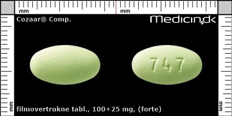 filmovertrukne tabletter 100+25 mg (forte)