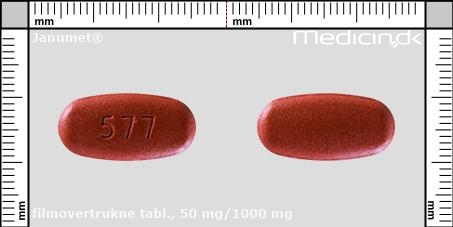 filmovertrukne tabletter 50 mg/1000 mg 