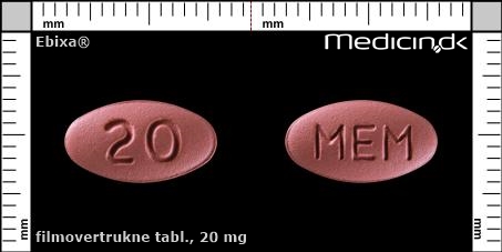 filmovertrukne tabletter 20 mg 