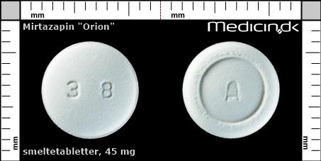 smeltetabletter 45 mg 