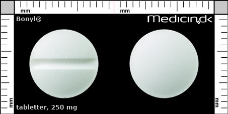 tabletter 250 mg 