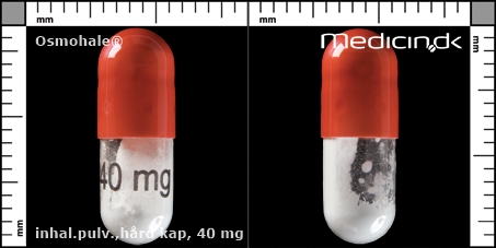 inhalationspulver, kapsler  40 mg