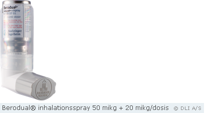 Berodual® inhalationsspray 50 mikg + 20 mikg/dosis