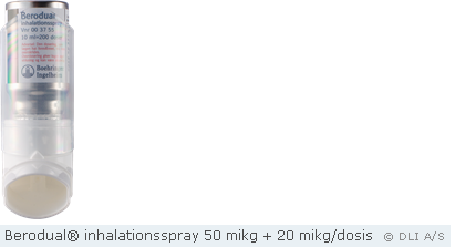 Berodual® inhalationsspray 50 mikg + 20 mikg/dosis