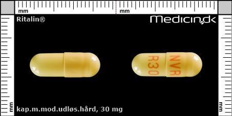 kapsler med modificeret udløsning 30 mg 