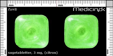 sugetabletter 3 mg (citron)