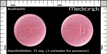 depottabletter 75 mg (2 varianter fra Paranova)