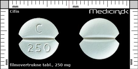 filmovertrukne tabletter 250 mg 