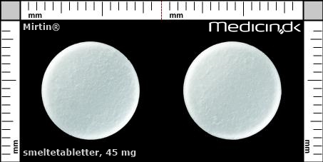 smeltetabletter 45 mg 