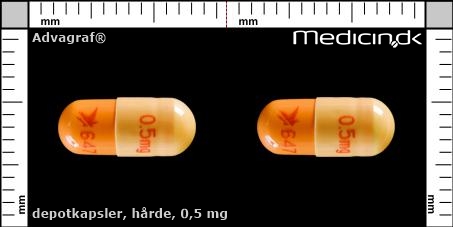 hårde depotkapsler 0,5 mg 