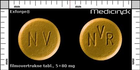 filmovertrukne tabletter 5+80 mg 