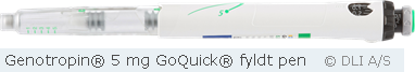 Genotropin® 5 mg GoQuick® fyldt pen