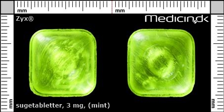 sugetabletter 3 mg (mint)