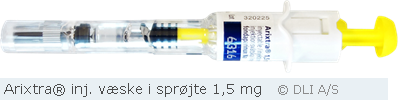 Arixtra® inj. væske i sprøjte 1,5 mg