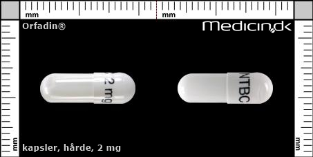 hårde kapsler 2 mg 