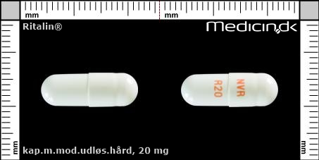 kapsler med modificeret udløsning 20 mg 