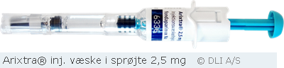 Arixtra® inj. væske i sprøjte 2,5 mg
