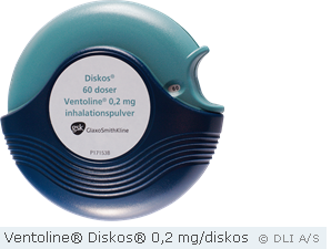 Ventoline® Diskos® 0,2 mg/diskos