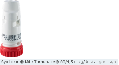 Symbicort® Mite Turbuhaler® 80/4,5 mikg/dosis
