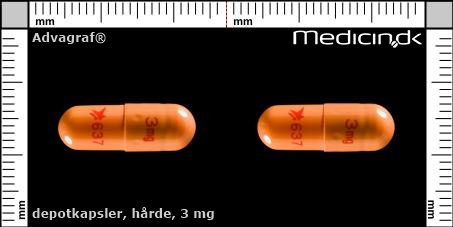 hårde depotkapsler 3 mg 