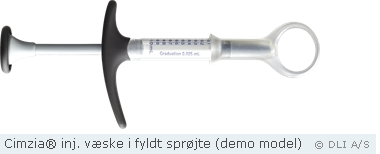 Cimzia® inj. væske i fyldt sprøjte (demo model)