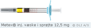 Metex® inj. væske i sprøjte 12,5 mg
