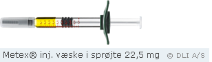 Metex® inj. væske i sprøjte 22,5 mg