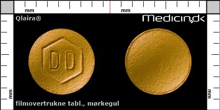 filmovertrukne tabletter  Mørkegul