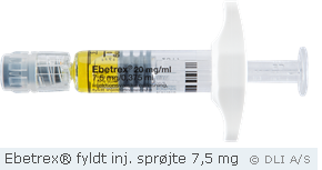 Ebetrex® fyldt inj. sprøjte 7,5 mg