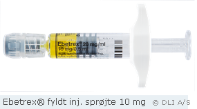 Ebetrex® fyldt inj. sprøjte 10 mg