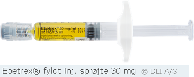 Ebetrex® fyldt inj. sprøjte 30 mg